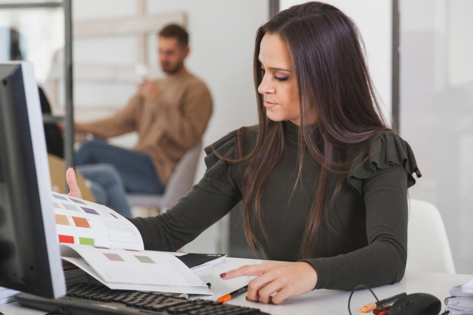 Financial planning workspace with budgeting tools and documentation